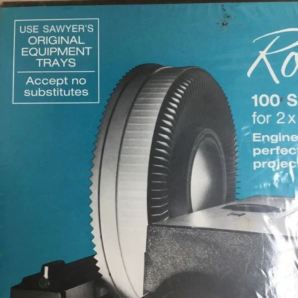 NWT Sawyer's Rototray 100 Slide Tray for 2 x 2 Slides Brand New Sealed‎